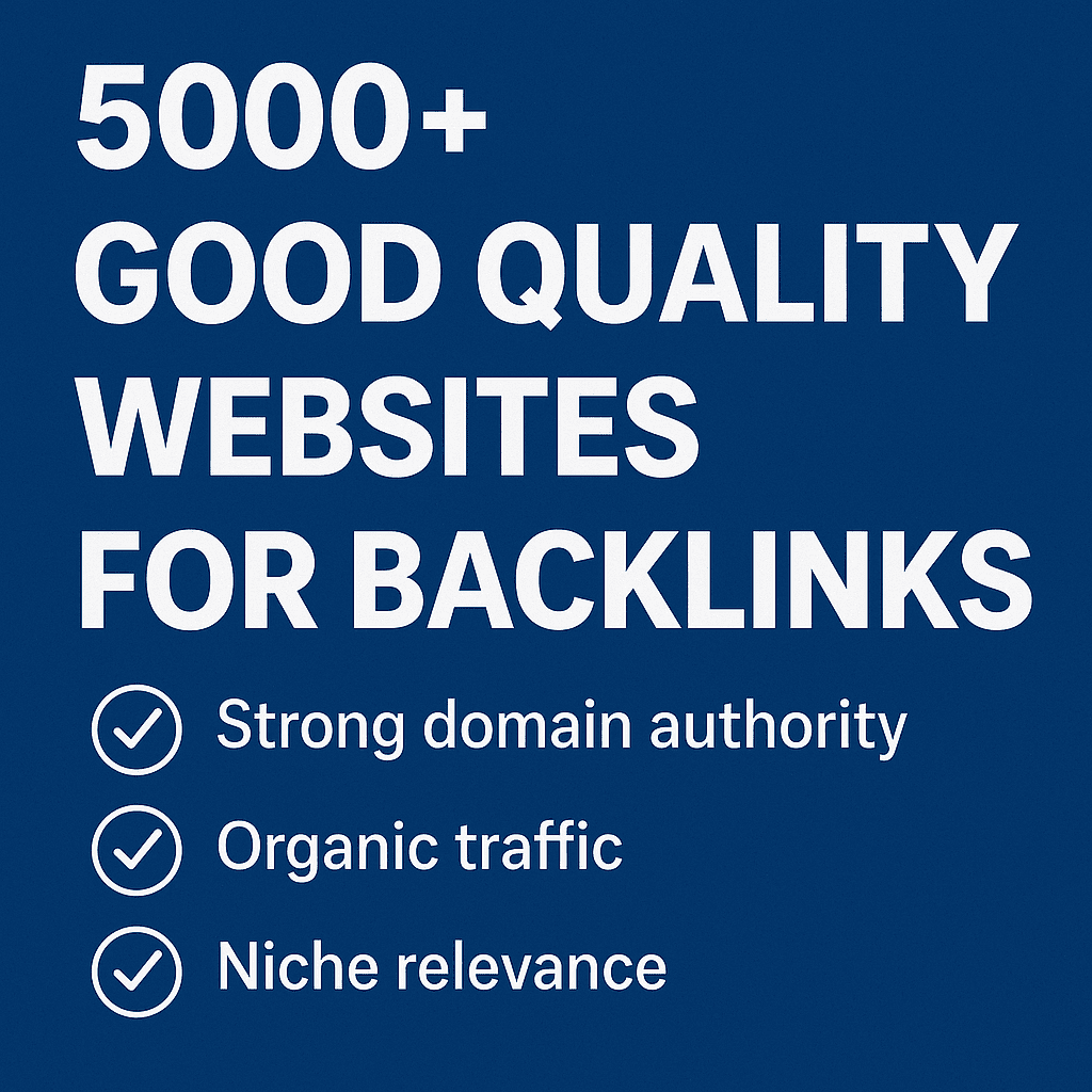 5000+ Good Quality Website